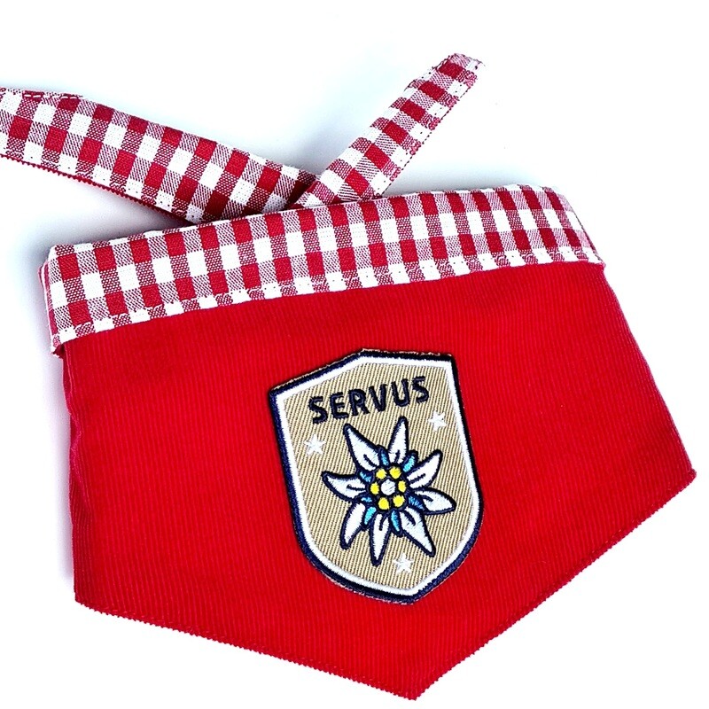 Hundehalstuch "Servus"