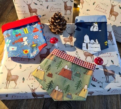 Hundehalstuch Hundehalstuch "Snoopy-Trilogie"