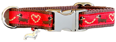 Dackelhalsband "Dachshund-Liebe"