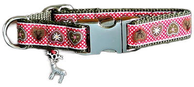 Bayerisches Halsband für kleine Hunde mit süßem Trachten-Anhänger - Echte Handarbeit aus Bayern Bayerisches Halsband für kleine Hunde mit süßem Trachten-Anhänger - Echte Handarbeit aus Bayern