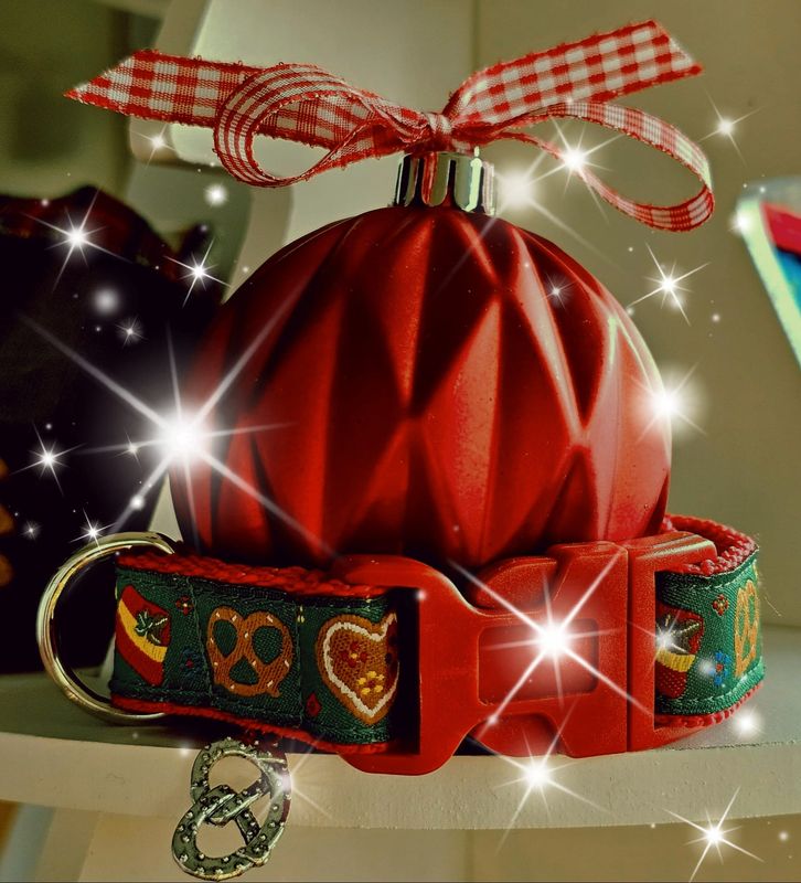 Bayerisches Hundehalsband Alpenliebe