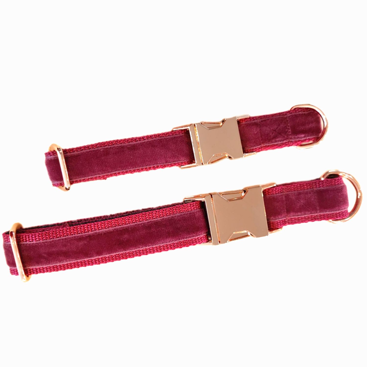 Samt-Hundehalsband handgefertigt aus Bayern