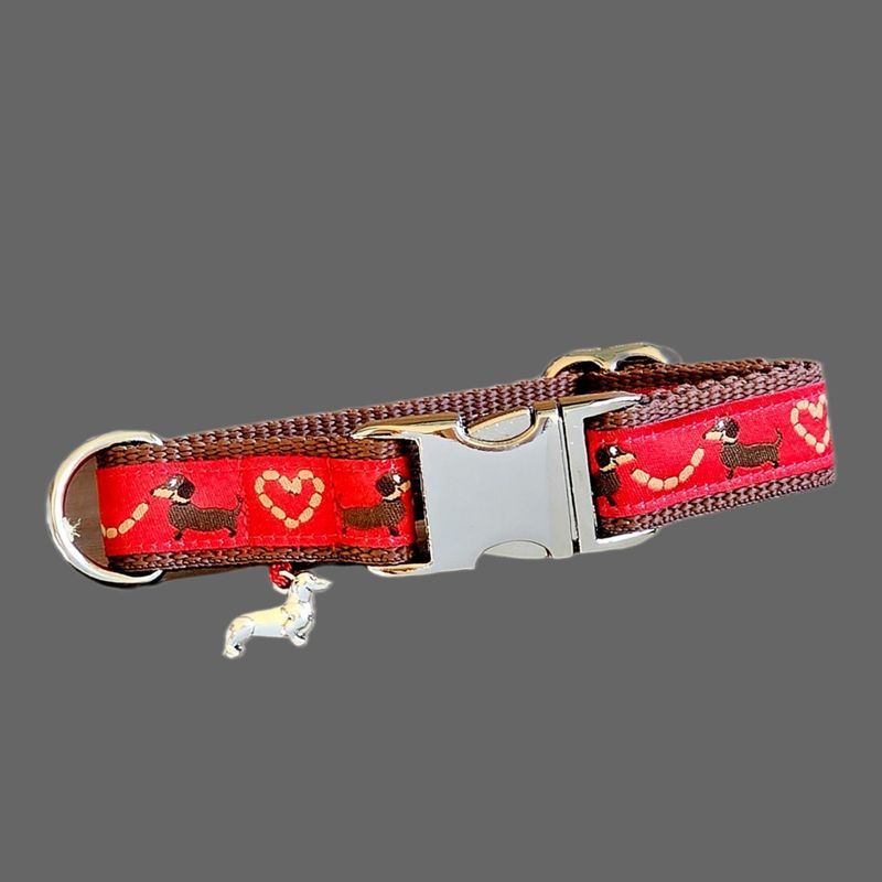 Dackelhalsband "Dachshund-Liebe"