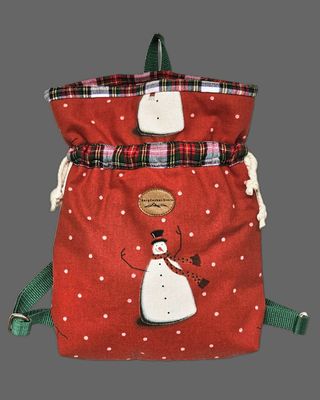 Kinderrucksack mit Schneemann