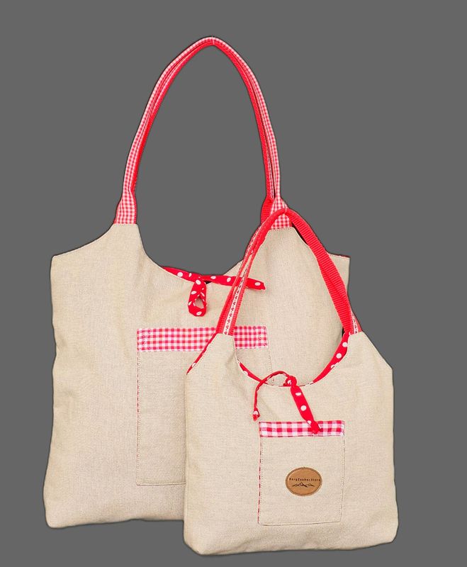 Einkaufstasche Mutter - Kind -Set