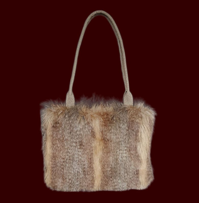 Luxuriöse Webpelztasche Luxuriöse Webpelztasche