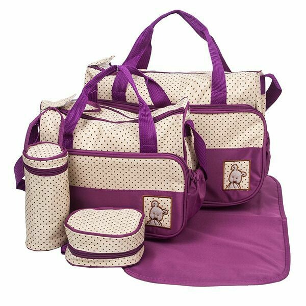 5 Pieces Multifunctional baby bag