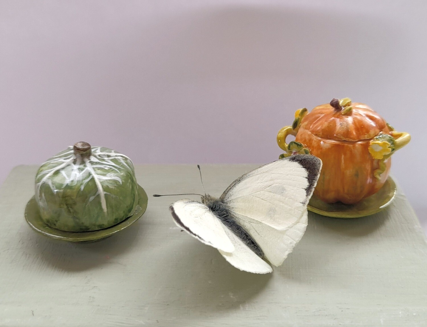 Cabbage Cheese cover and plate