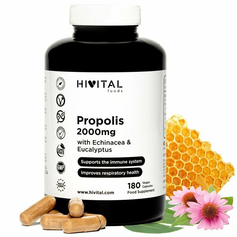 PRÓPOLIS 2000 MG | 180 CÁPSULAS VEGANAS