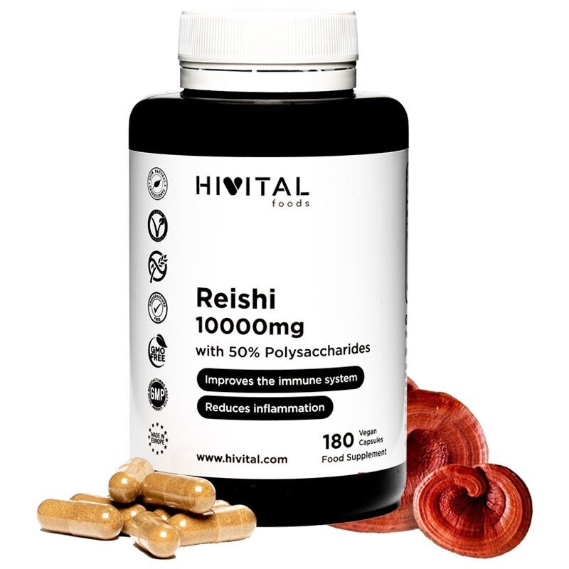 REISHI 10000 MG | 180 CÁPSULAS VEGANAS