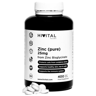 ZINC PURO 25 MG | 400 COMPRIMIDOS