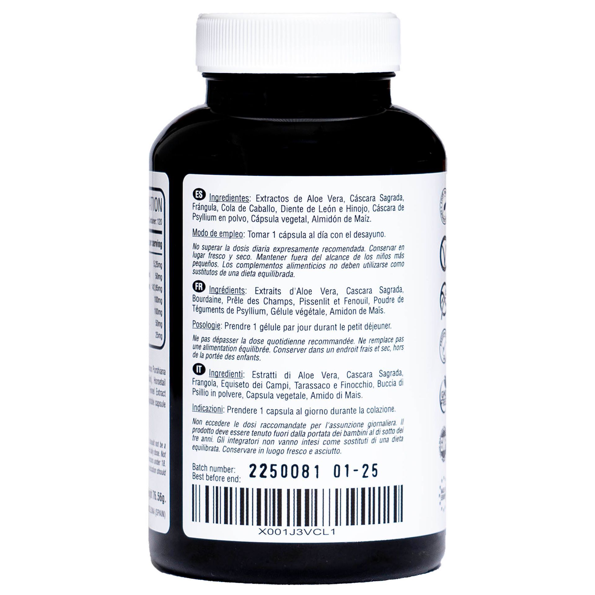 ALOE VERA DETOX | 120 CÁPSULAS