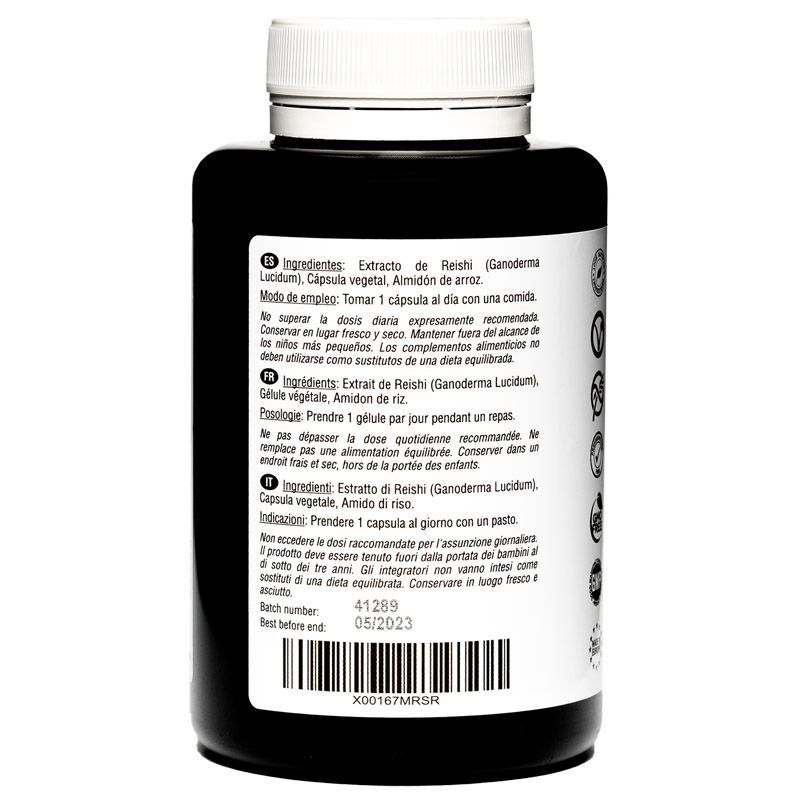REISHI 10000 MG | 180 CÁPSULAS VEGANAS