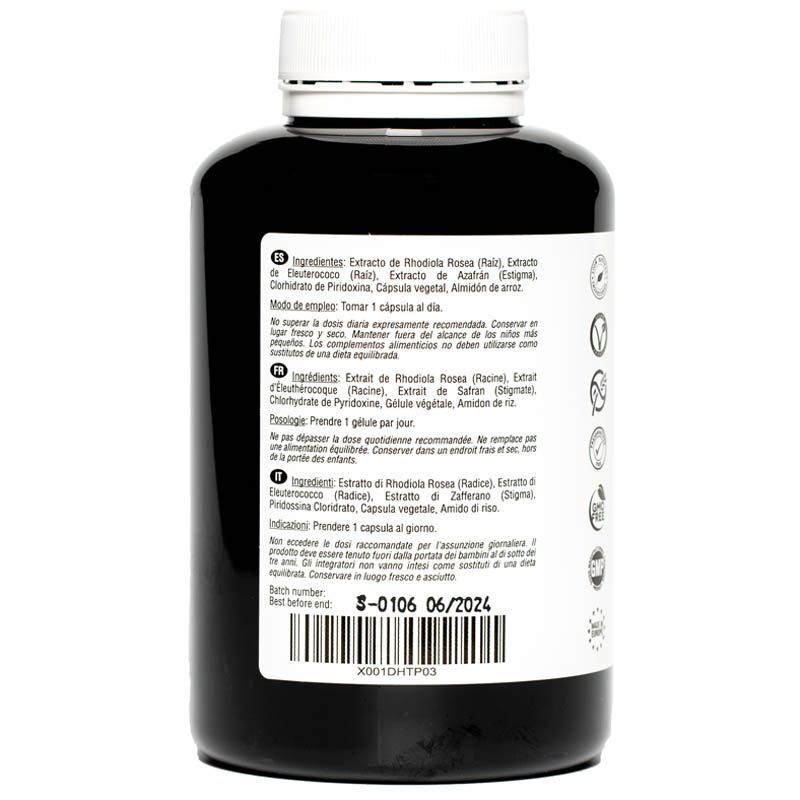 RHODIOLA ROSEA 4000 MG | 180 CÁPSULAS VEGANAS