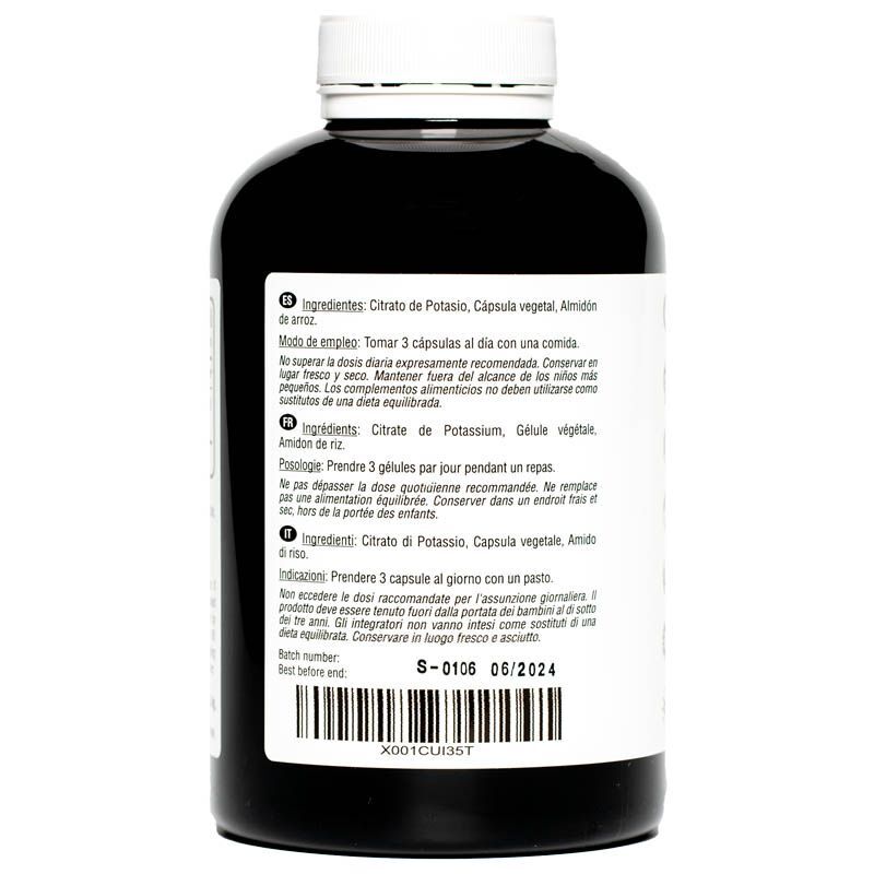 POTASIO 1000 MG | 240 CÁPSULAS VEGANAS