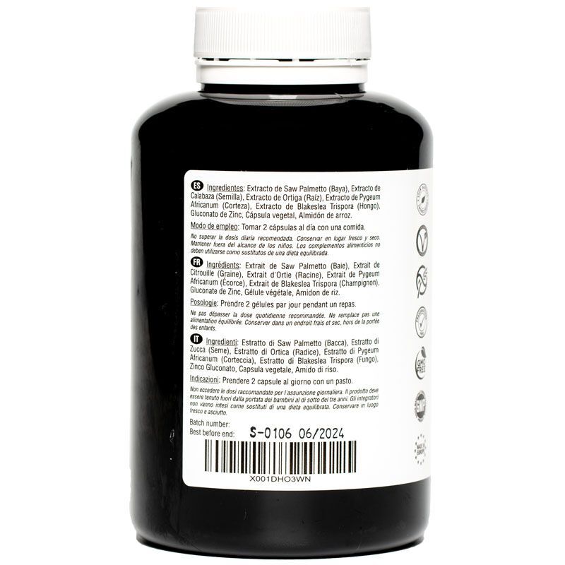 SAW PALMETTO 3000 MG | 180 CÁPSULAS VEGANAS