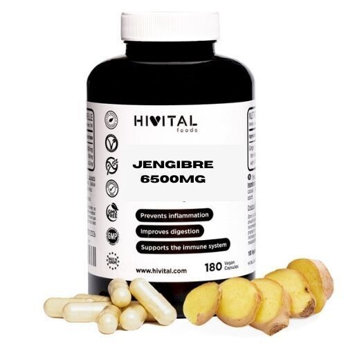 JENGIBRE 6500 MG | 180 CÁPSULAS VEGANAS