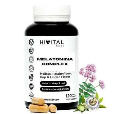 MELATONINA COMPLEX | 120 CÁPSULAS VEGANAS