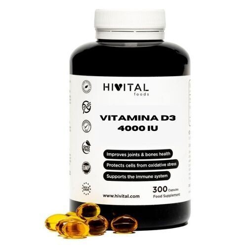 VITAMINA D3 4000 IU | 300 PERLAS VITAMINA D3 4000 IU | 300 PERLAS