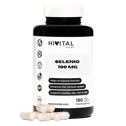 SELENIO 100 MCG | 180 CÁPSULAS VEGANAS