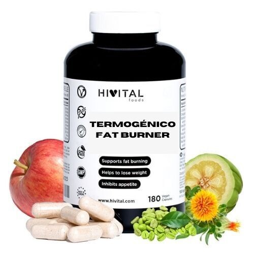 TERMOGÉNICO FAT BURNER QUEMAGRASAS | 180 CÁPSULAS VEGANAS