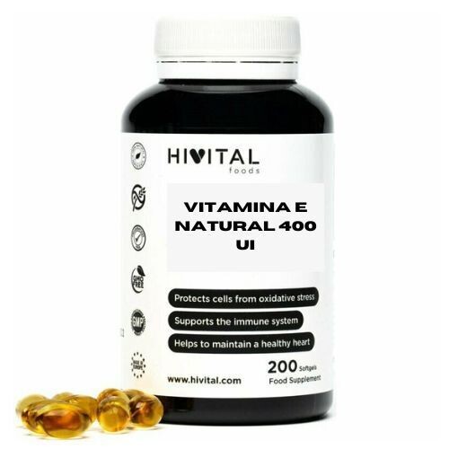 VITAMINA E NATURAL 400 UI | 200 PERLAS