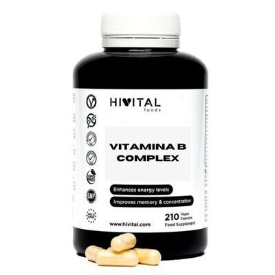 VITAMINA B COMPLEX | 210 CÁPSULAS VEGANAS