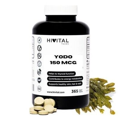 YODO 150 MCG | 365 COMPRIMIDOS VEGANOS18.95