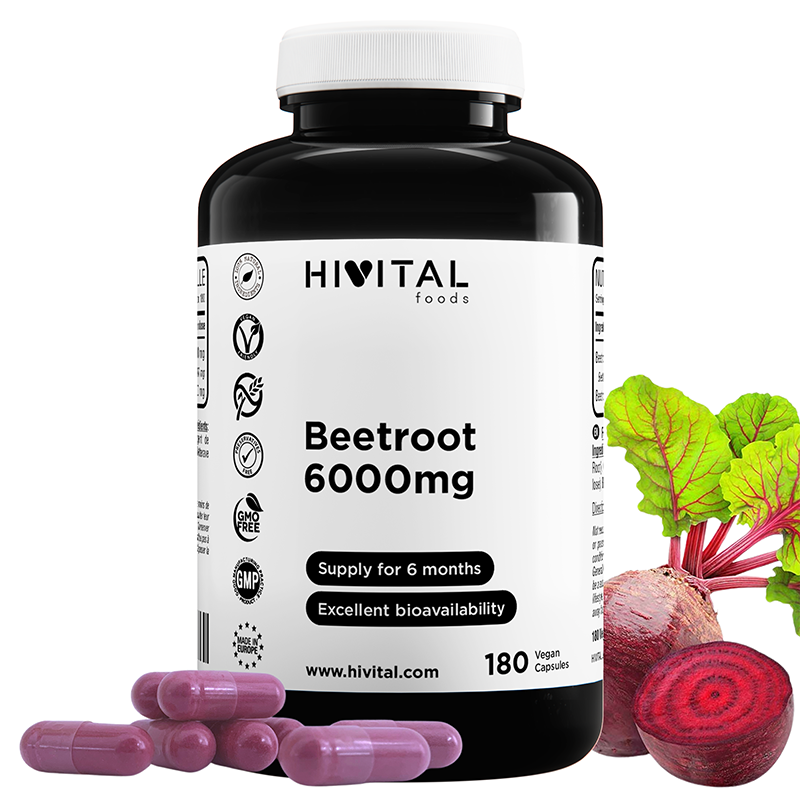 REMOLACHA 6000 MG | 180 CAPSULAS VEGANAS