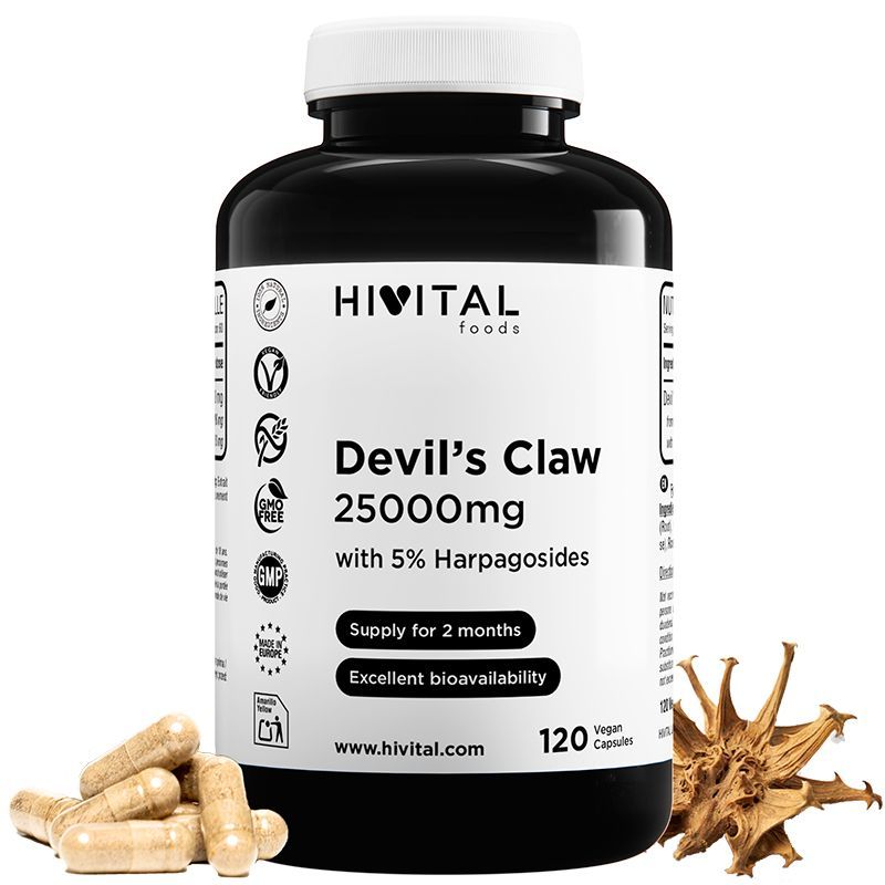 HARPAGOFITO 25000 MG  120 CÁPSULAS VEGANAS