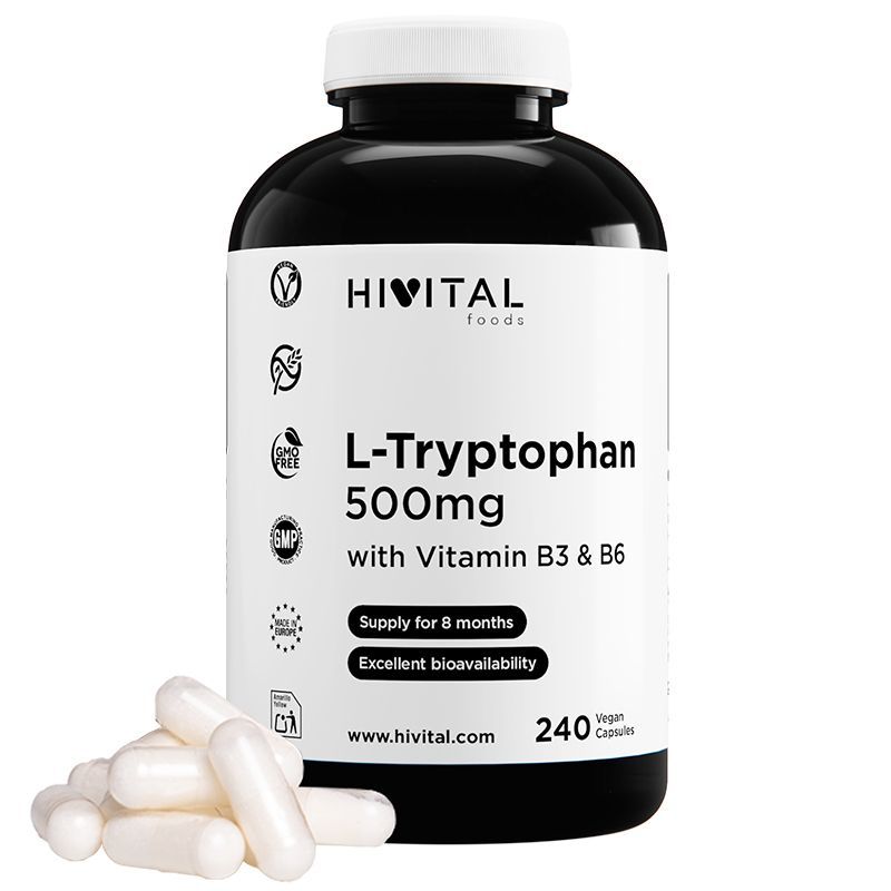 L-TRIPTÓFANO 500 MG 240 CÁPSULAS VEGANAS