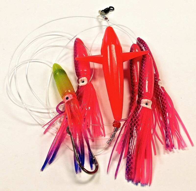 6-Piece Bird and Bulb Squid Daisy Chain Kit (6” Squid)