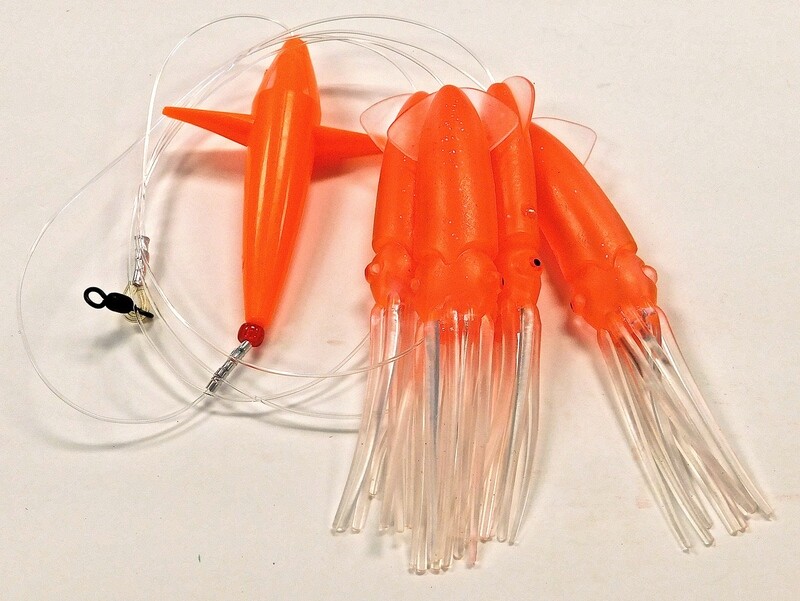 5-Piece Bird and 7” Rubber Squid Chain Kit