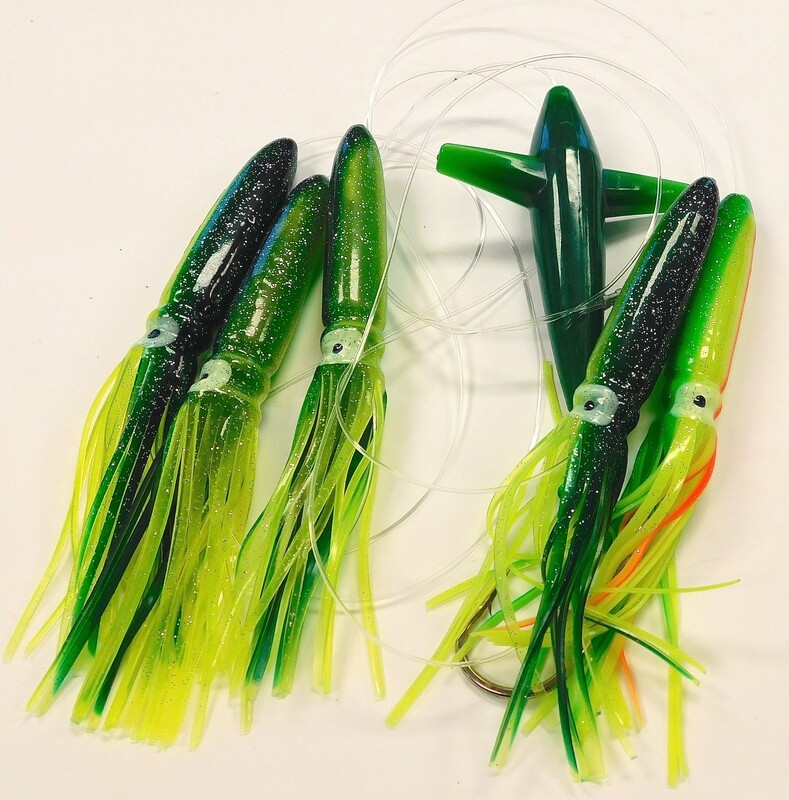 6-Piece Bird and Bulb Squid Daisy Chain Kit (8” Squid)