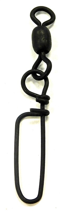 225 lb. Black Rosco Snap Swivels - 2 Pack