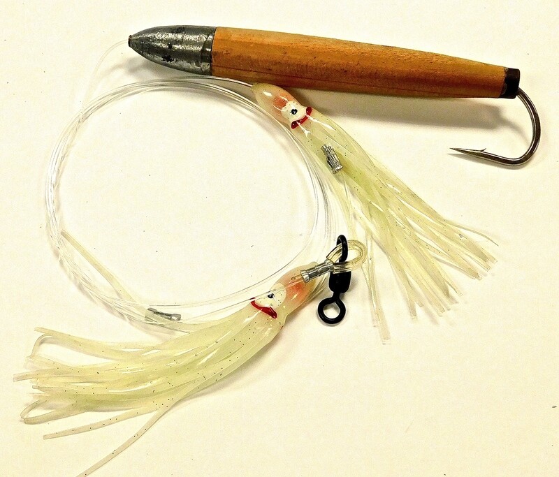 Cedar Plug and Hootchie Predator/Prey Rig