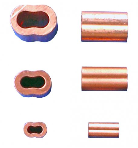 1/16" Copper Sleeves - 12 Pack