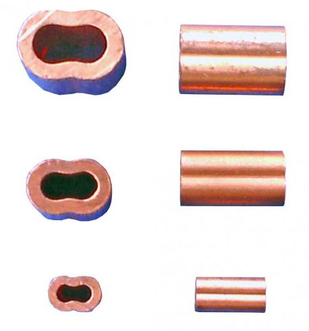 1/32"  Copper Sleeves - 12 Pack