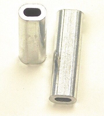 2.0 x 18 mm Aluminum Sleeves - 2 Pack