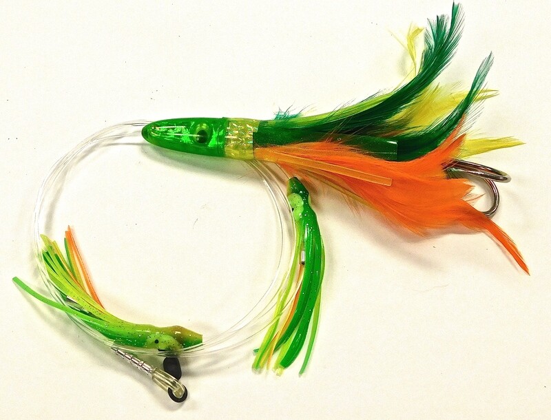 Resin Head Feather Predator/Prey Rig