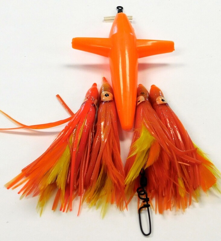 5-Piece Bird and Feather Hootchie Chain Kit