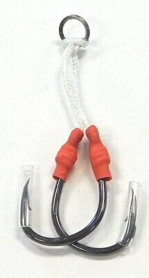 Special Sale - 4/0 4X Strong Double Assist Hooks