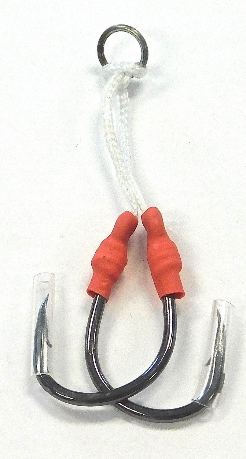 6/O  4 X Double Assist Hooks (Set of 4)
