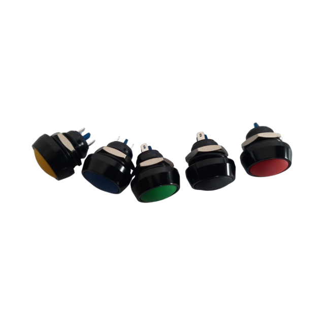 Round Push Button Switches - Zinc Alloy