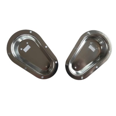 Aluminium Bonnet Pin Plates, Colour: Silver