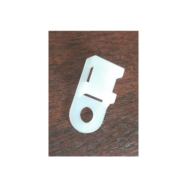 Cable Tie Mounts/Saddles, Colour: White, Size: 19mmx9.5mm (5mm wide cable tie max)