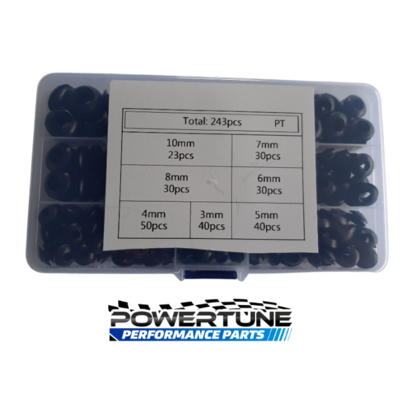 243 piece Rubber Grommet Assortment