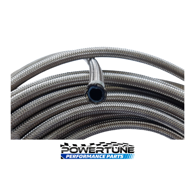 Dash 6 Stainless Steel Braided Hose - PTFE