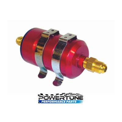 Bullet Fuel Filter - JIC 6 - JIC 6 (Red)