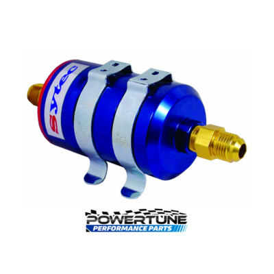 Bullet Fuel Filter - JIC 8 - JIC 6 (Blue)